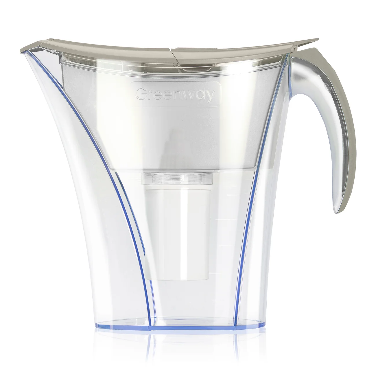 Кувшин-фильтр для воды Welllab Aqua PITCHER, серый