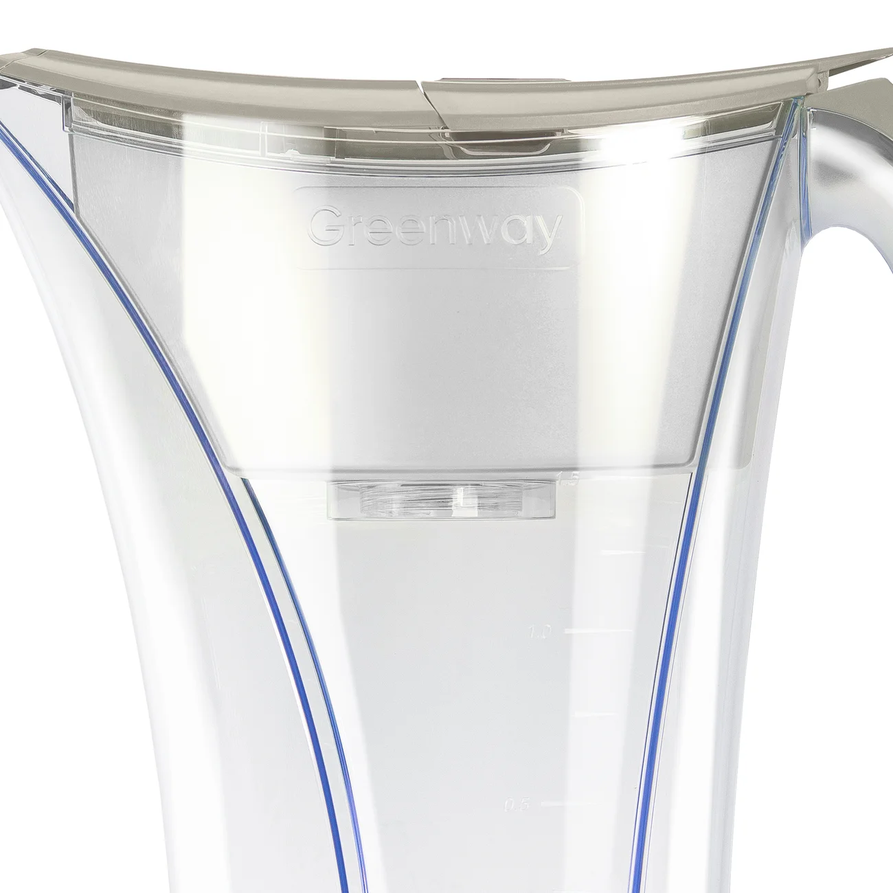 Кувшин-фильтр для воды Welllab Aqua PITCHER, серый