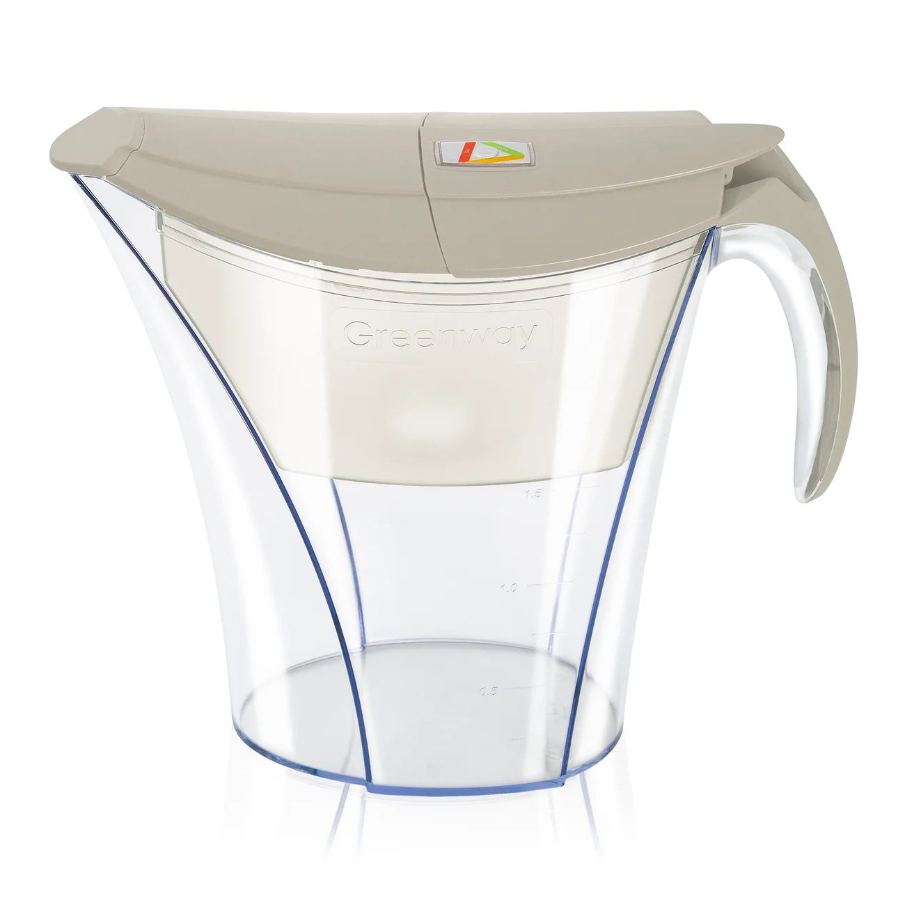 Кувшин-фильтр для воды Welllab Aqua PITCHER, серый