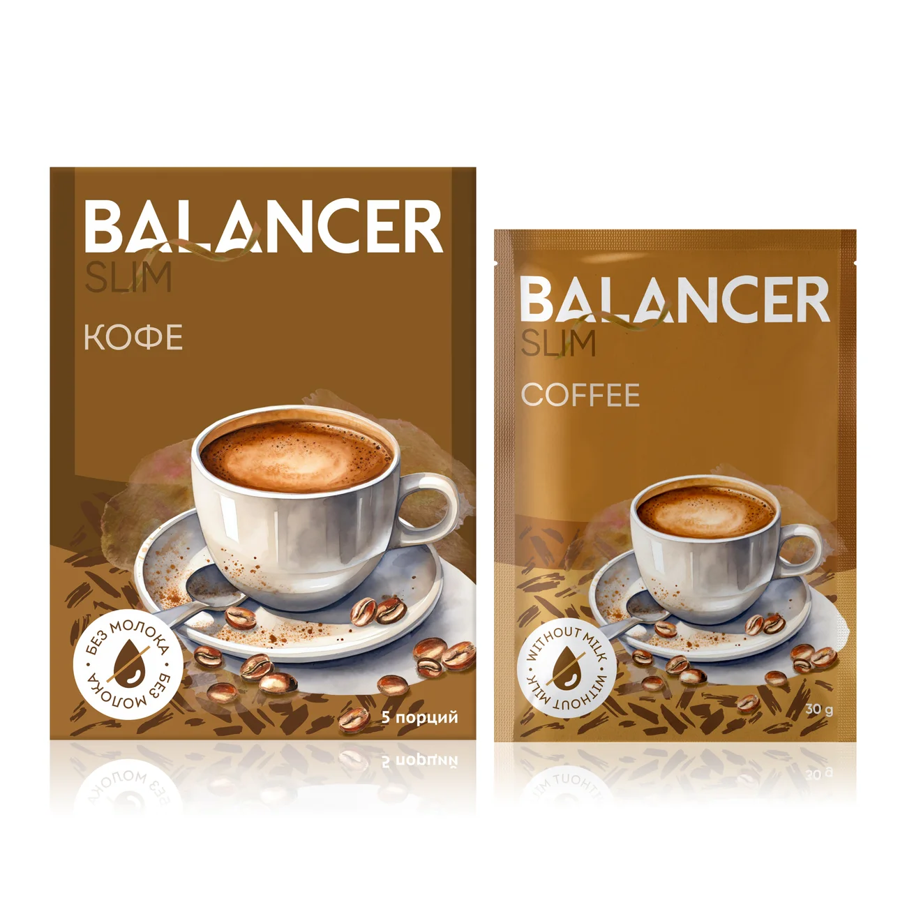 Коктейль BALANCER SLIM со вкусом «Кофе», 5 саше