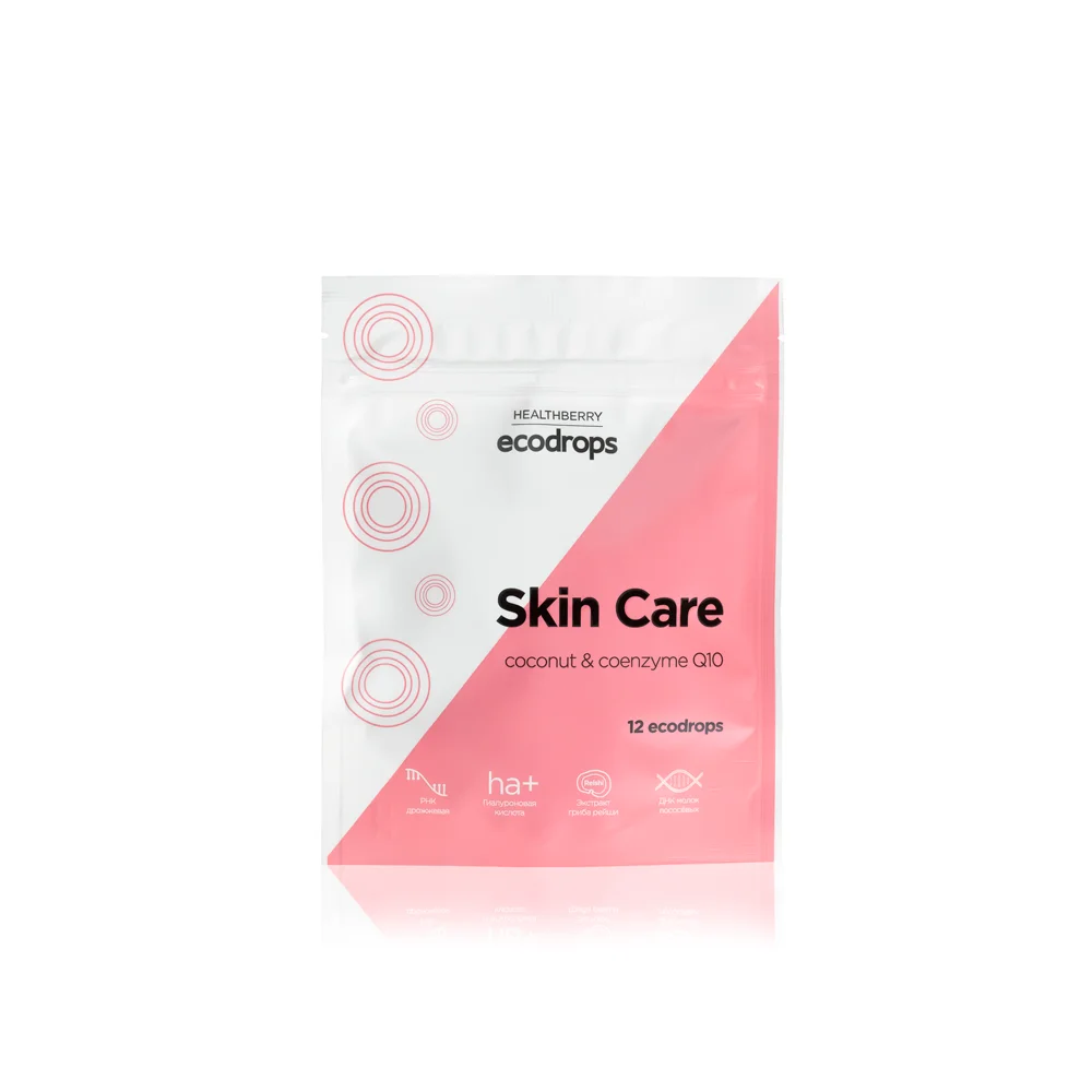 Леденцы для улучшения состояния кожи Healthberry Ecodrops Skin Care, 12 шт.