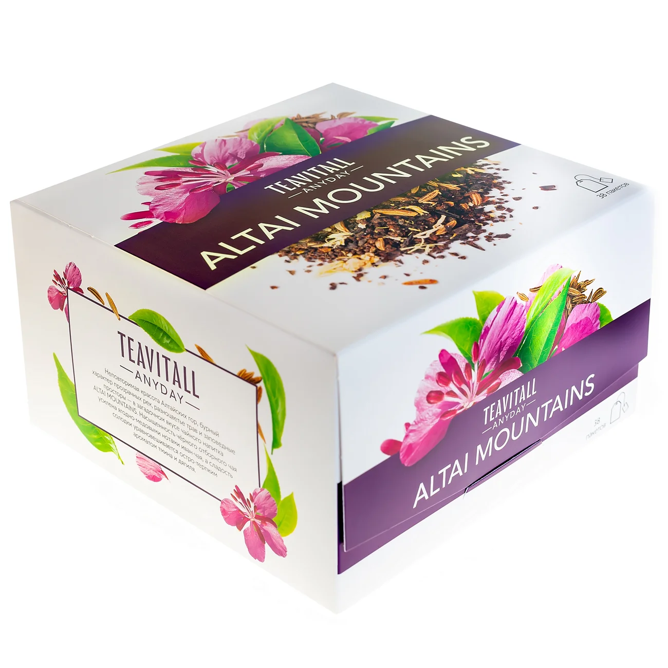 Чайный напиток TeaVitall Anyday «Altai Mountains», 38 фильтр-пакетов