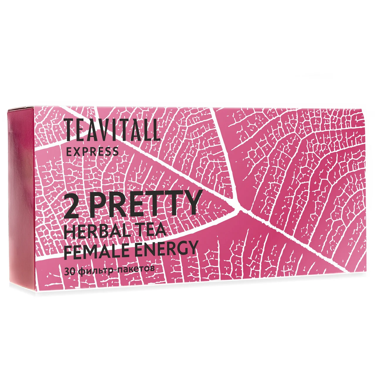 Чайный напиток для женского здоровья TeaVitall Express Pretty 2, 30 фильтр-пакетов