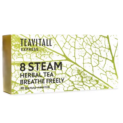 Чайный напиток для дыхательной системы TeaVitall Express Steam 8, 30 фильтр-пакетов