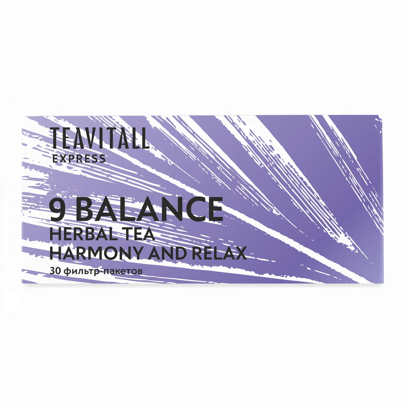 Чайный напиток успокаивающий TeaVitall Express Balance 9, 30 фильтр-пакетов