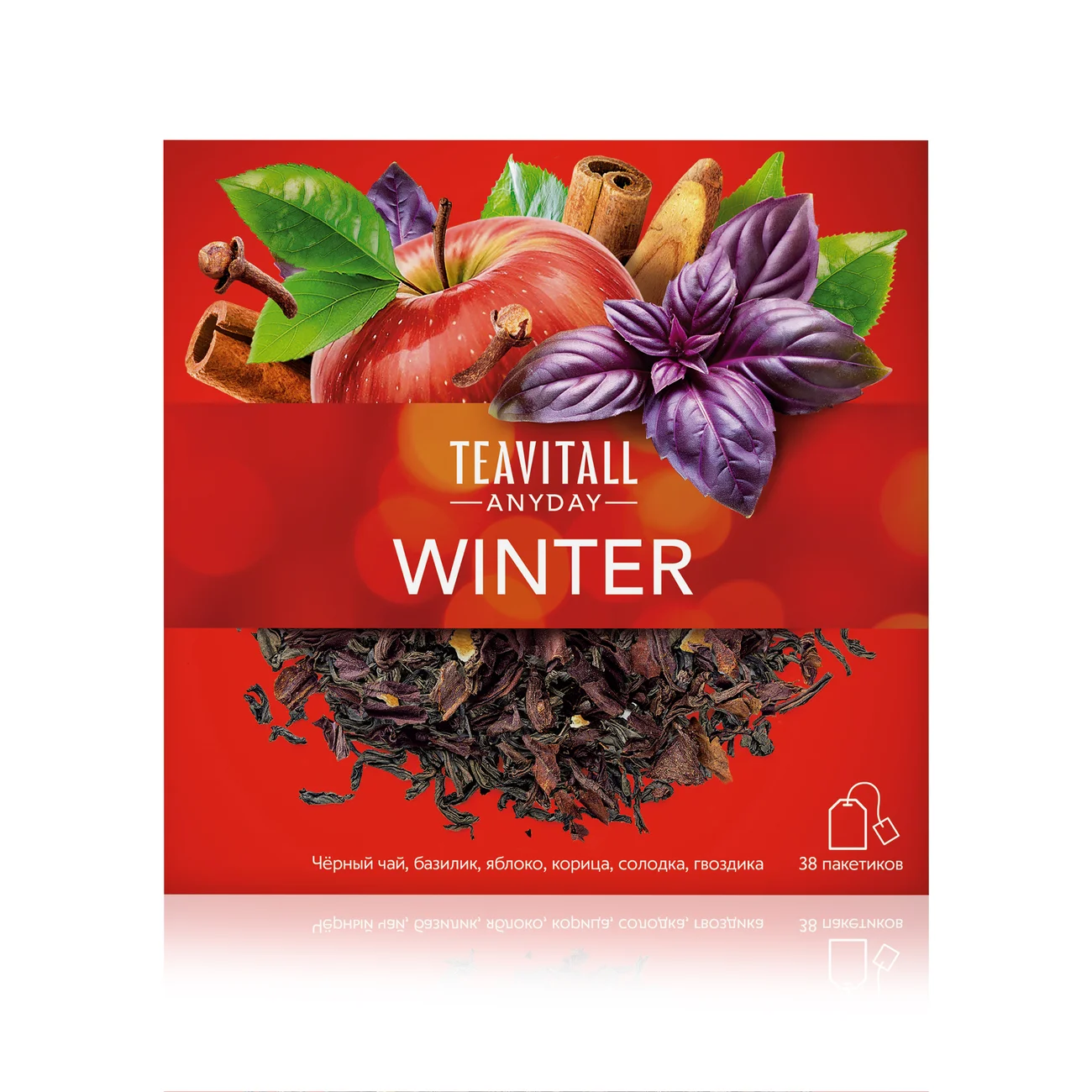 Чайный напиток TeaVitall Anyday «Winter», 38 фильтр-пакетов