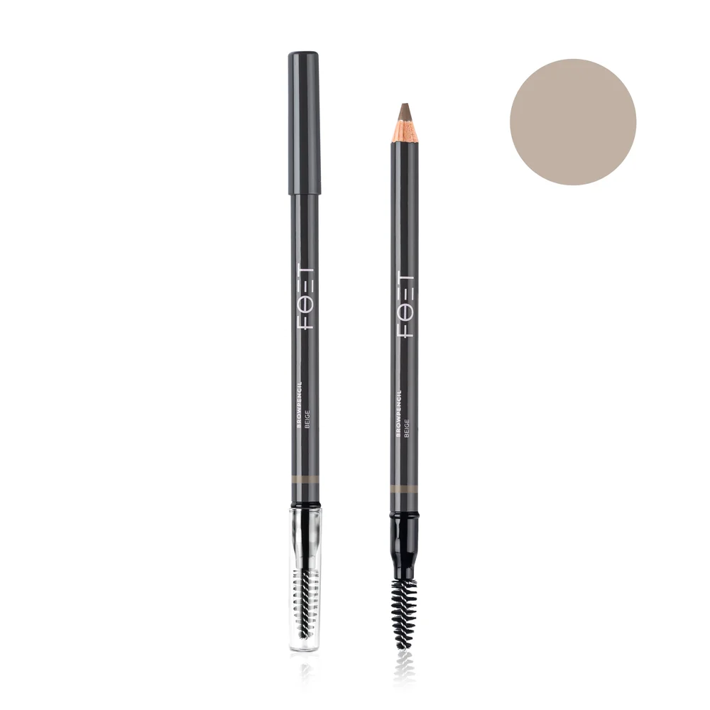 Карандаш для бровей Foet Brow Pencil «Бежевый», 1,19 г