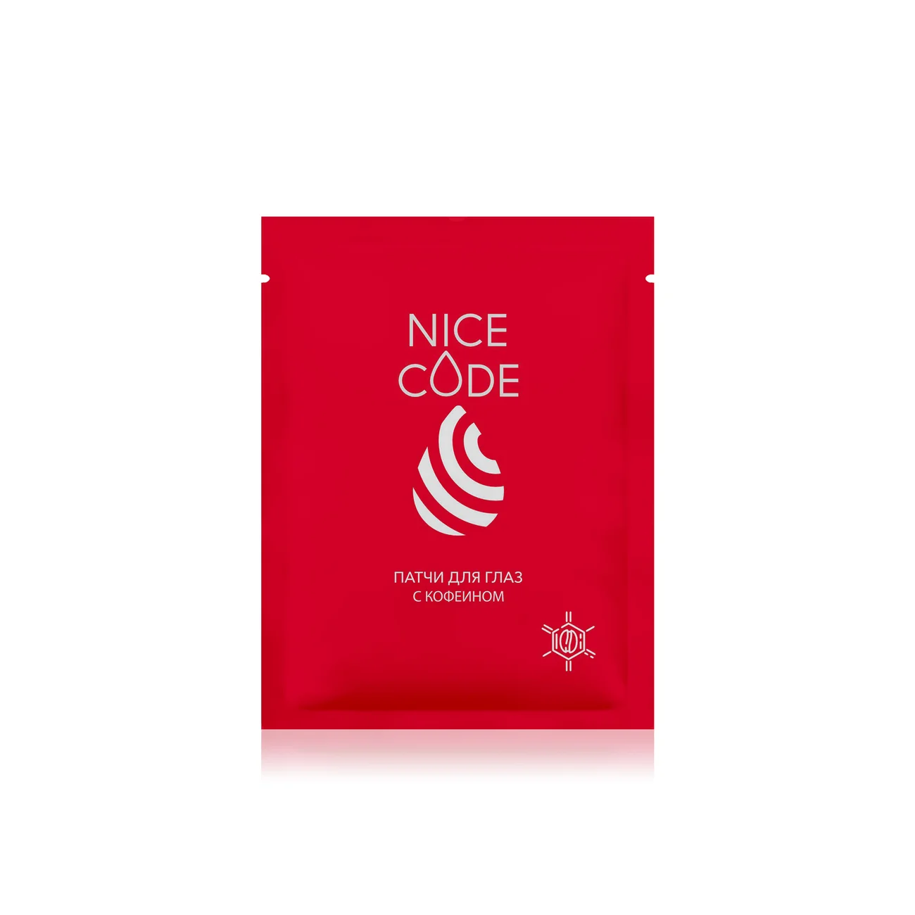 Биоцеллюлозные патчи для глаз с кофеином NICE CODE