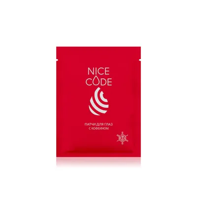 Биоцеллюлозные патчи для глаз с кофеином NICE CODE