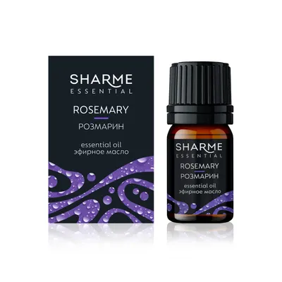 Эфирное масло «Розмарин» Sharme Essential, 5 мл