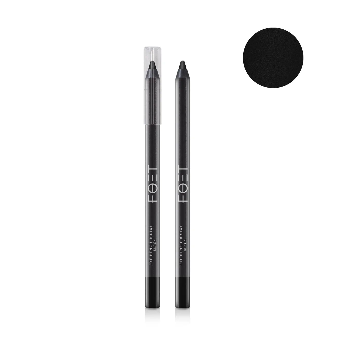 Карандаш-кайал для глаз Foet Eye Pencil Kajal «Черный», 1,2 г