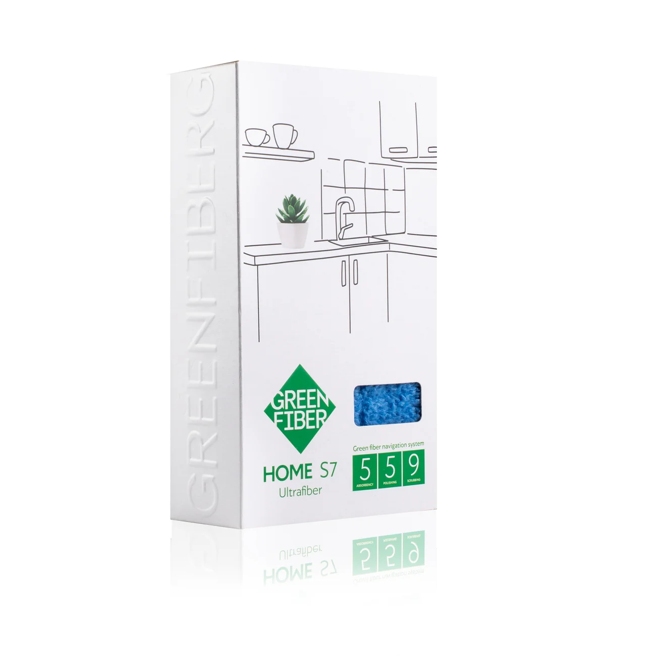 Файбер Инволвер Green Fiber HOME S7, голубой