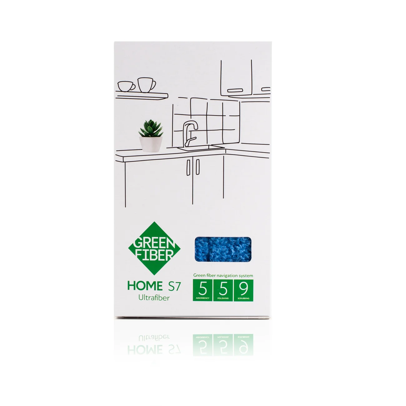 Файбер Инволвер Green Fiber HOME S7, голубой