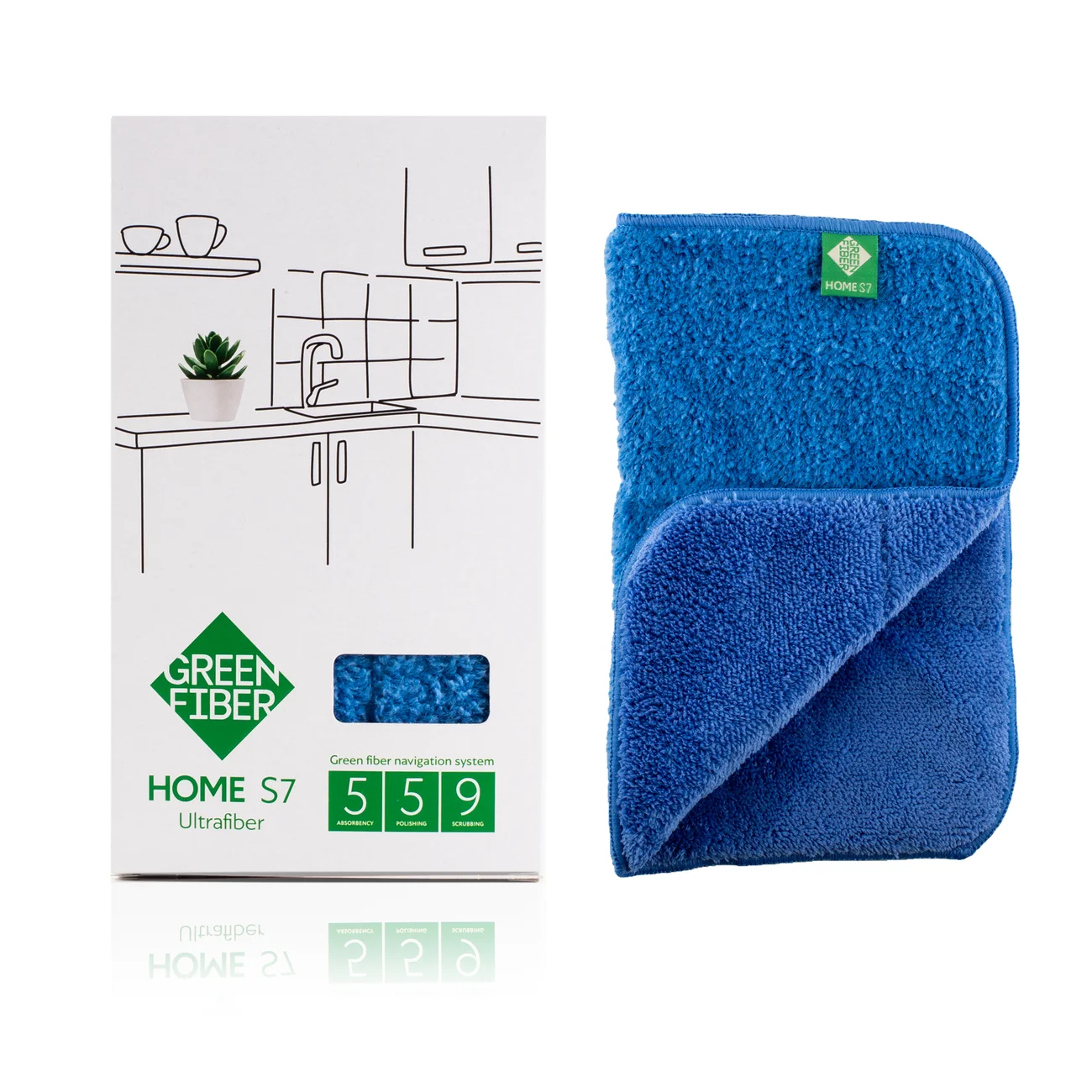 Файбер Инволвер Green Fiber HOME S7, голубой