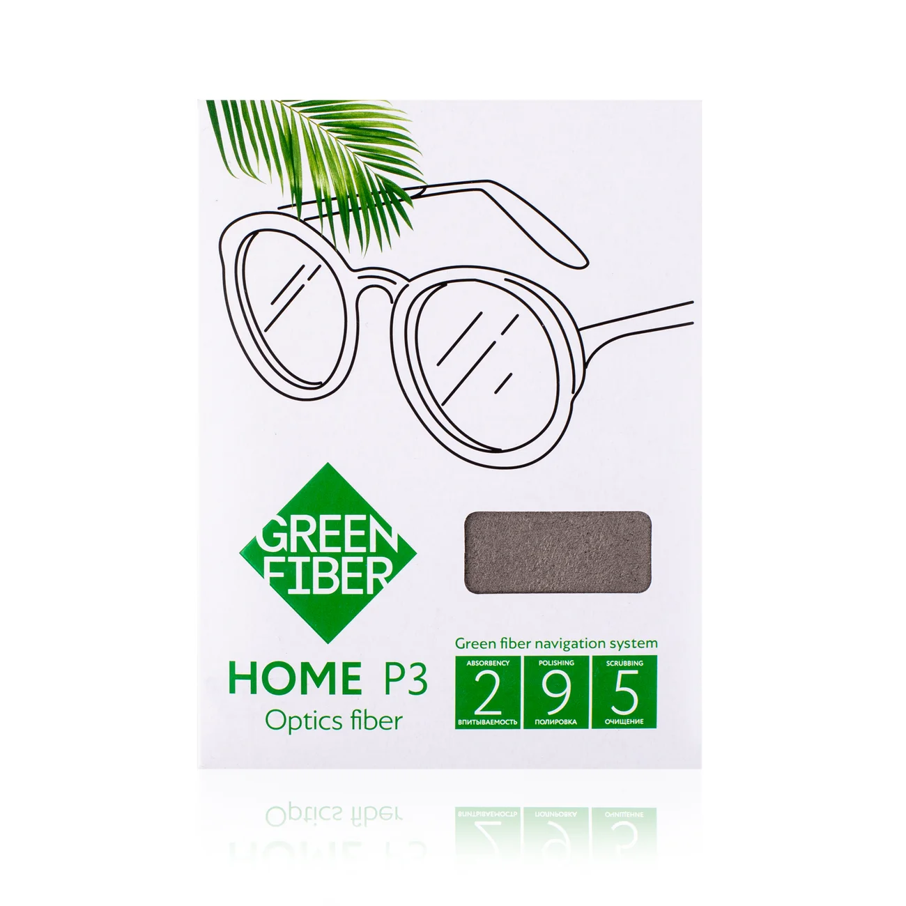 Файбер для оптики Green Fiber HOME P3, серый
