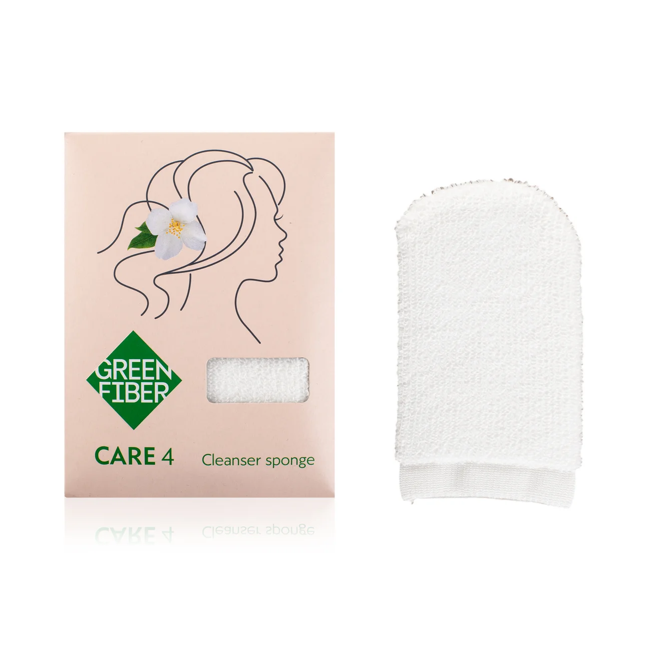 Спонж для демакияжа Green Fiber CARE 4