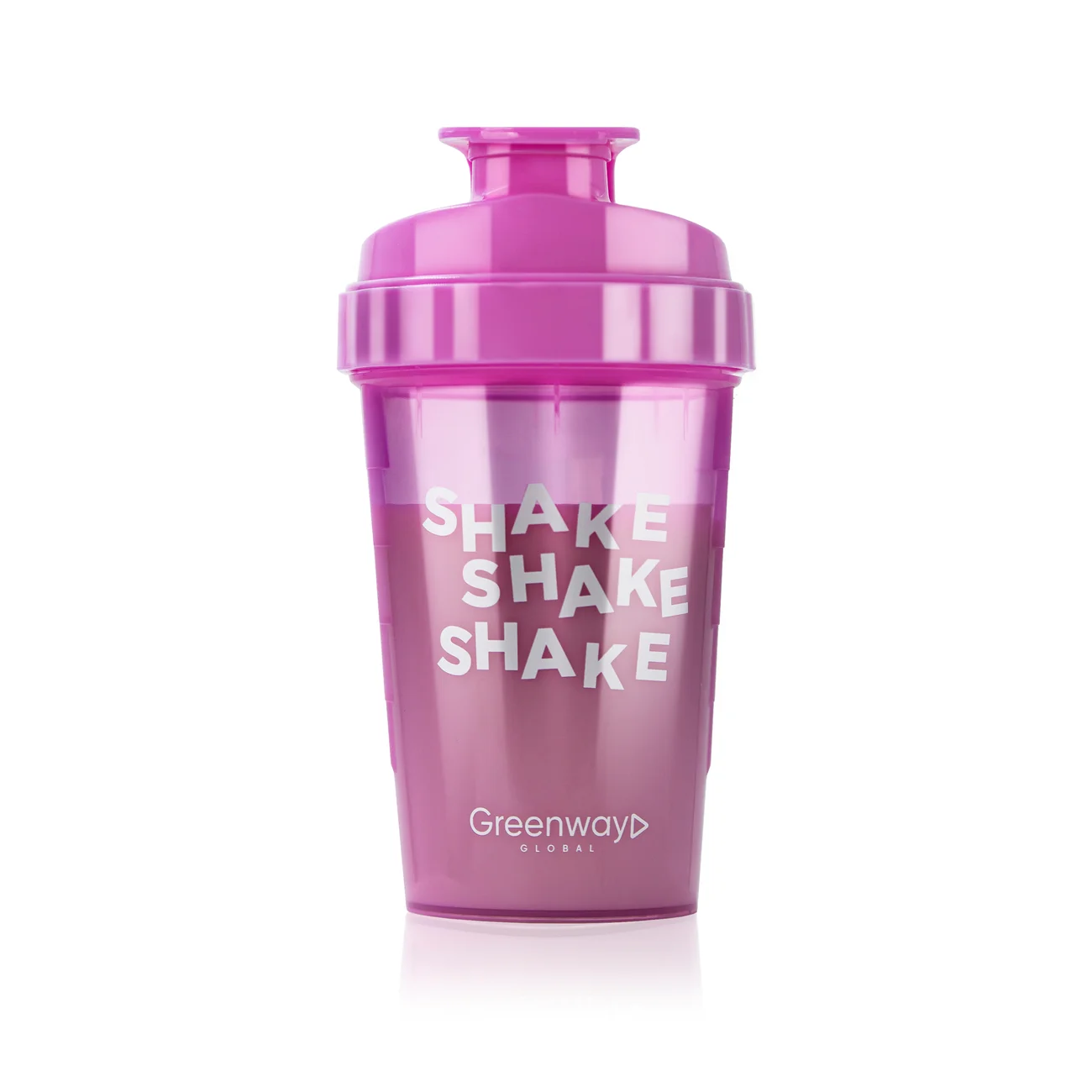 Шейкер для удобного смешивания коктейлей SHAKE, розовый, 500 мл